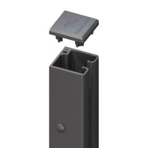 System U-Klemmprofil 2778, anthrazit - 105cm