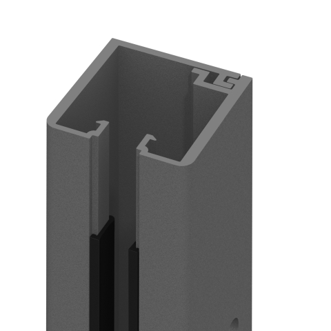 System U-Klemmprofil 2778, anthrazit - 105cm