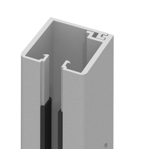 System U-Klemmprofil 2779, silber - 105cm