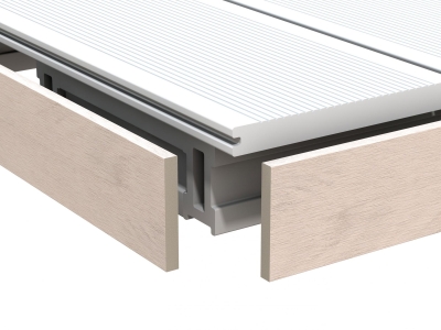 DreamDeck Platinum WPC Abschlussleiste 2693 - 10x62x2000mm creme