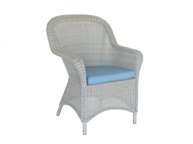 Alexander Rose Sessel Geflecht classic wei�, mit Kissen