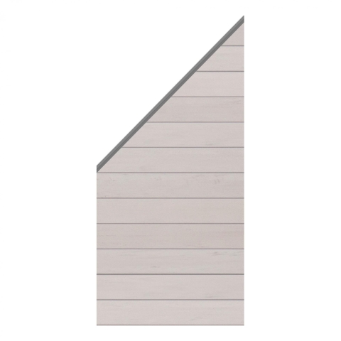 GrojaSolid BPC Steckzaun-Set 90x180-90cm Bi-Color sand