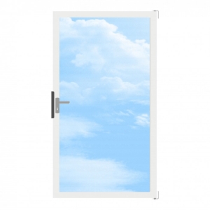 Groja Ambiente Glastor Universal 100x180cm ESG-Klarglas-Rahmen EV1