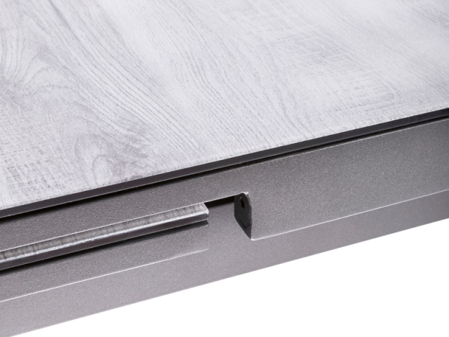 Niehoff Nancer Ausziehtisch 180-240x100cm Tischplatte aus Glaskeramik