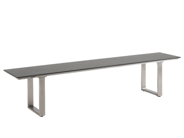 Niehoff Nemo HPL-Bank 160cm, Gestell Edelstahl
