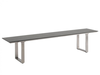 Niehoff Nemo HPL-Bank 220cm, Gestell Edelstahl