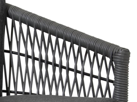 Brafab Kenton Diningstuhl geflochten, Teak Gestell, inkl. Kissen