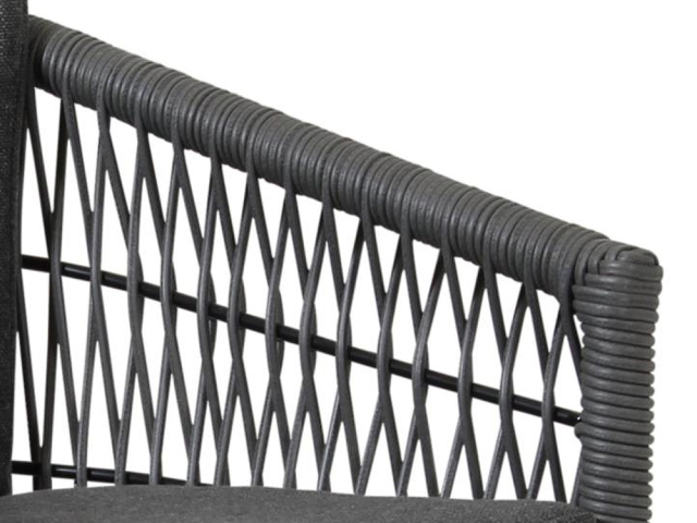 Brafab Kenton Diningstuhl geflochten, Teak Gestell, inkl. Kissen