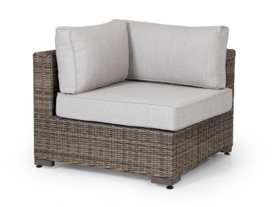 Brafab Ninja Lounge Eckmodul 88x88cm, Gelfecht New Rustic, inkl. Polster