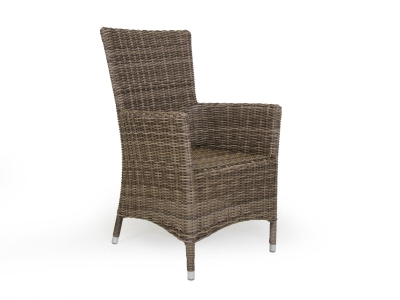 Brafab Ninja Dining-Sessel, Geflecht Rustic mit Armlehnen