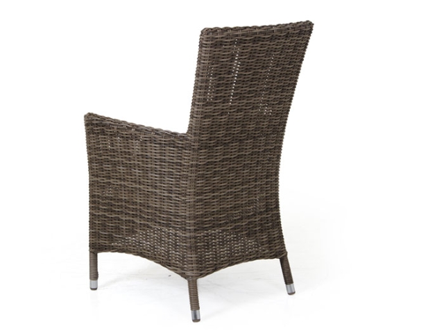 Brafab Ninja Dining-Sessel, Geflecht Rustic mit Armlehnen