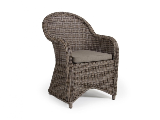 Brafab Paulina Diningsessel, Gelfecht Rustic, inkl. Kissen