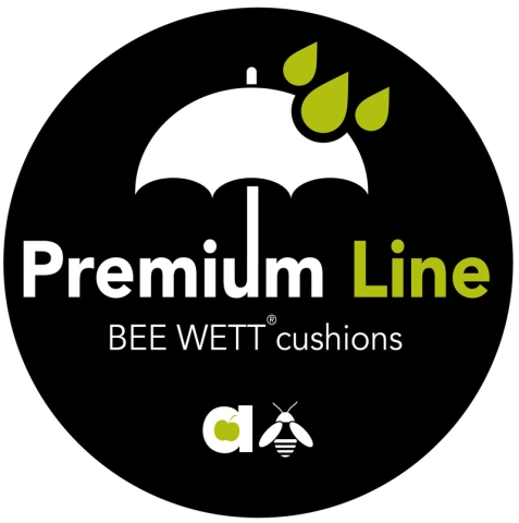 Apple Bee Cocoon Lounge Sofa Gr�n inkl. Kissen 236x130x92cm