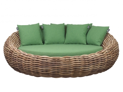 Apple Bee Cocoon Daybed Gr&uuml;n inkl. Kissen 220x220x92cm