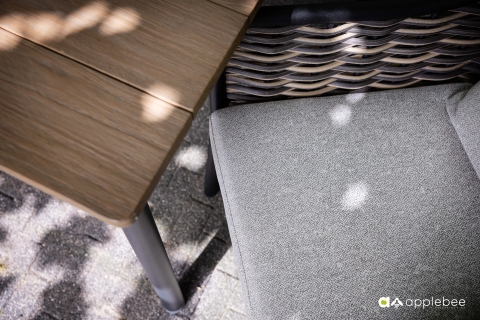 Apple Bee Milou Tisch Teak Antique schwarz 240x100cm