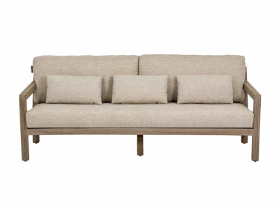 Apple Bee Olive Lounge Sofa aus Teakholz coastal 200cm inkl. 3 Kissen Apple Bee Olive Lounge Sofa aus Teakholz coastal 200cm inkl. 3 Kissen