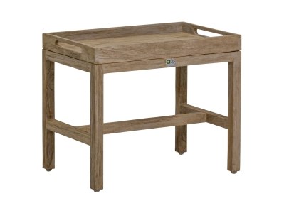 Apple Bee Olive Serviertisch aus Teakholz coastal ca. 60x40x50cm Apple Bee Olive Serviertisch aus Teakholz coastal ca. 60x40x50cm