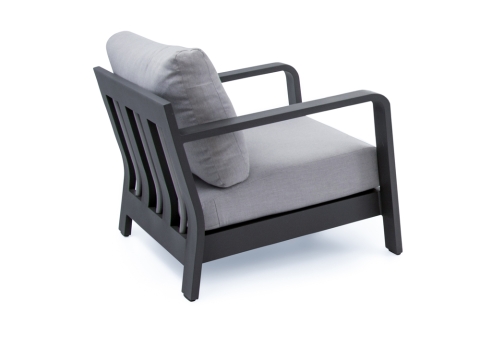 Apple Bee Delgado Loungesessel 88x80x64cm Aluminium anthrazit