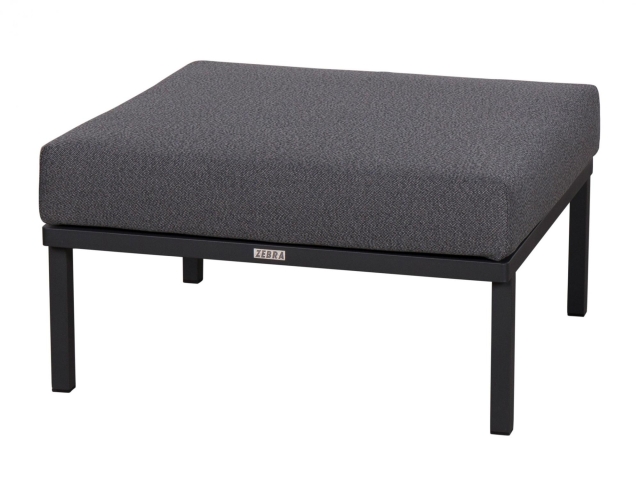 Zebra Hudson Lounge Hocker 73,5x73x42cm mit Kissen