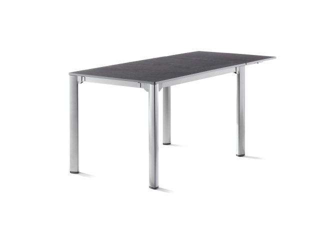 Sieger Exclusiv-Tisch verl�ngerbar 120-170-220cm, graphit Tischpl. Vivodur Schiefer