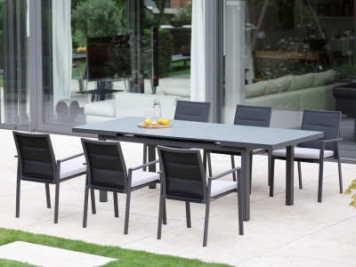 Niehoff Gartenm&ouml;bel Sitzgruppe Nancer-Nancy 7-teilig