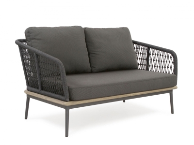 Niehoff Freeport 2-Sitzer Sofa mit Armlehnen 129,5cm inkl. Auflagen