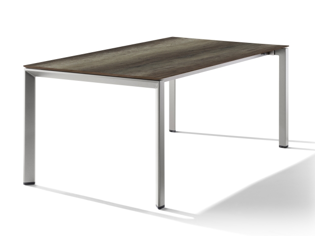 Sieger Tisch verl�ngerbar 180-290x100cm Graphit-Eiche dunkel