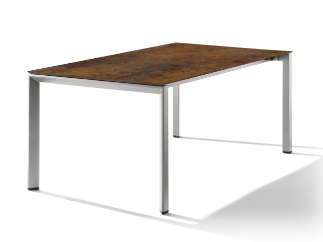 Sieger Tisch verl�ngerbar 180-290x100cm Graphit-Bronze