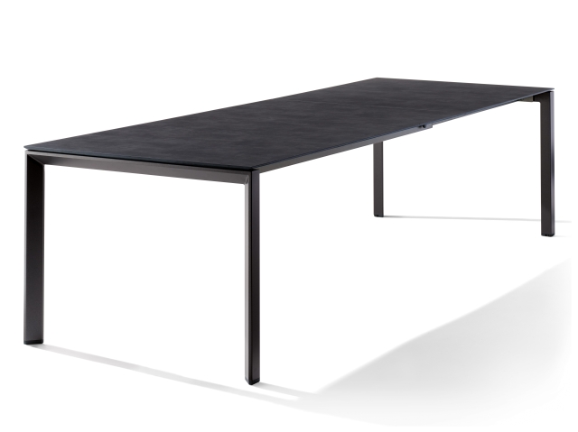Sieger Tisch verl�ngerbar 180-290x100cm Eisengrau-Zement anthrazit