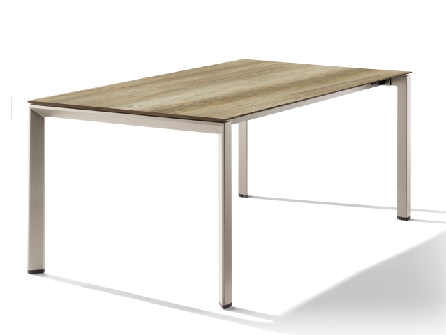 Sieger Tisch verl�ngerbar 180-290x100cm Champagner-Eiche hell