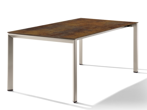 Sieger Tisch verl�ngerbar 180-290x100cm Champagner-Bronze