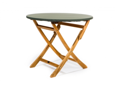 Heinemeyer Teak Safe Tischplattenhaube rund bis 130cm, gr&uuml;n