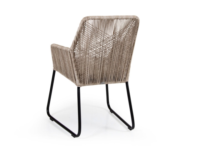 Brafab Midway Diningsessel, Geflecht beige, inkl. Kissen