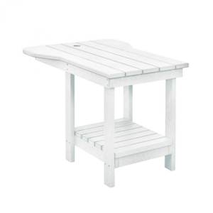 Muskoka Generation Line Tisch mit Schirmloch A12 White, f&uuml;r C01