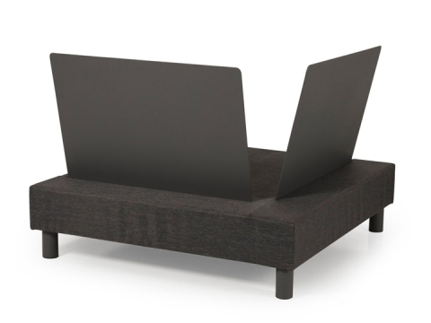 Brafab Battleford Ecke 90x90x79cm, Alauminium grau