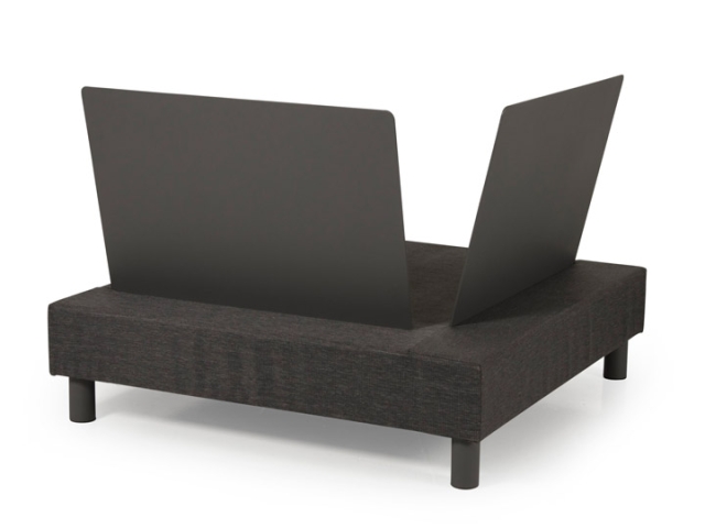 Brafab Battleford Ecke 90x90x79cm, Alauminium grau