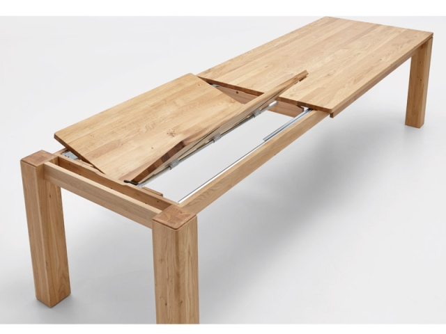 Niehoff Tavoli Frontslide-Ausziehtisch Wildeiche 180cm