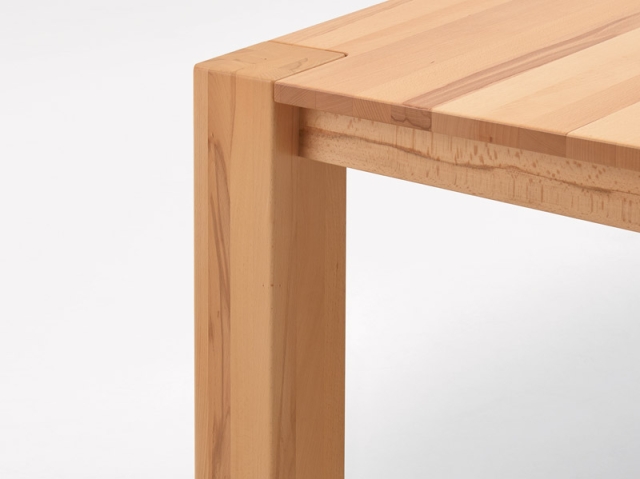 Niehoff Tavoli Frontslide-Ausziehtisch Kernbuche 140cm