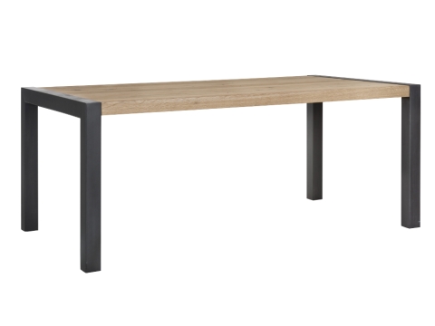 Habufa Brooklyn Esstisch 160x100cm Eiche furniert railway brown