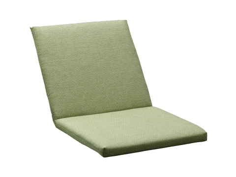 Sieger Stapelsessel-Auflage hoch Baumwoll-Polyester-Mix, gr�n 49x107x4cm