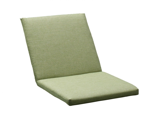 Sieger Stapelsessel-Auflage hoch Baumwoll-Polyester-Mix, gr�n 49x107x4cm