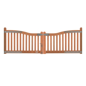 Elephant Belvedere Doppeltor geschwungen, ca. B:300 x H:100-85cm inkl. Beschl&auml;ge