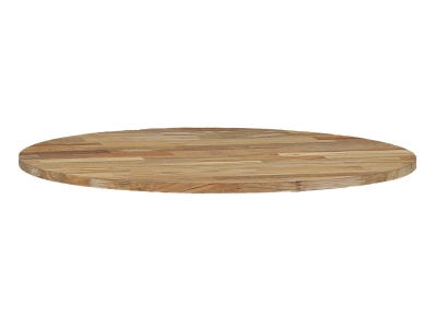 Zebra Lazy Susan Drehplatte Teak recycelt, 60cm f&uuml;r den Oryx Edge 160cm