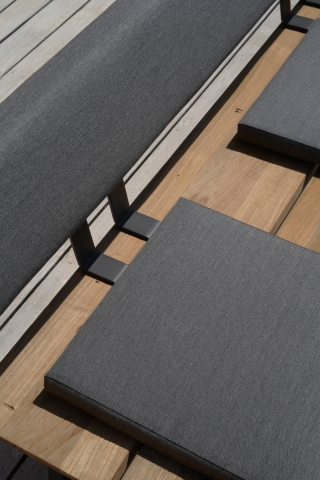 Zebra Ph�nix R�ckenlehne 220cm turmalin-grey