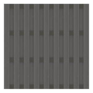 Zaun Jumbo WPC Alu Design anthrazit-anthrazit 2880 179x179cm