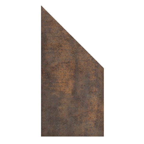 GroJa Stone Fence Keramik Rostoptik schr�g 90x180-90cm