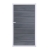 GrojaSolid Grande BPC Steckzaun Universal Tor 100x180cm - steingrau co-extrudiert-silber