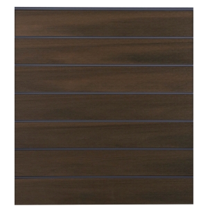 GrojaSolid Grande Premium Steckzaun-Set BPC 180x180cm walnuss co-extrudiert GrojaSolid Grande Premium Steckzaun-Set BPC 180x180cm walnuss co-extrudiert