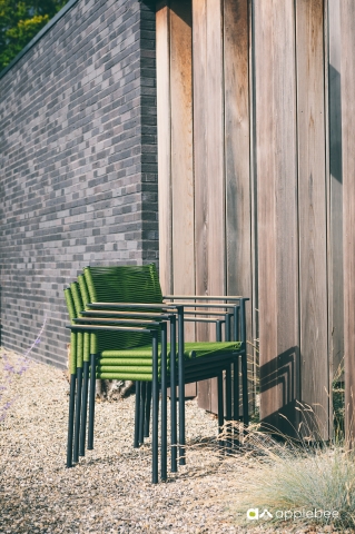 Apple Bee Jakarta Dining-Set 7 olive ca. 224x224cm