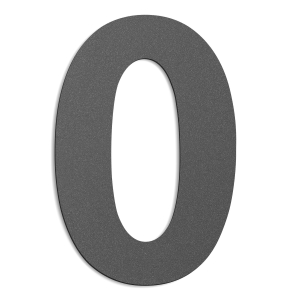 CMD Hausnummer gro&szlig; 0 anthrazit